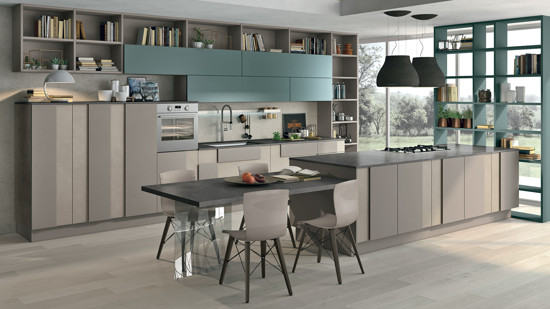Island modular kitchen design Surat