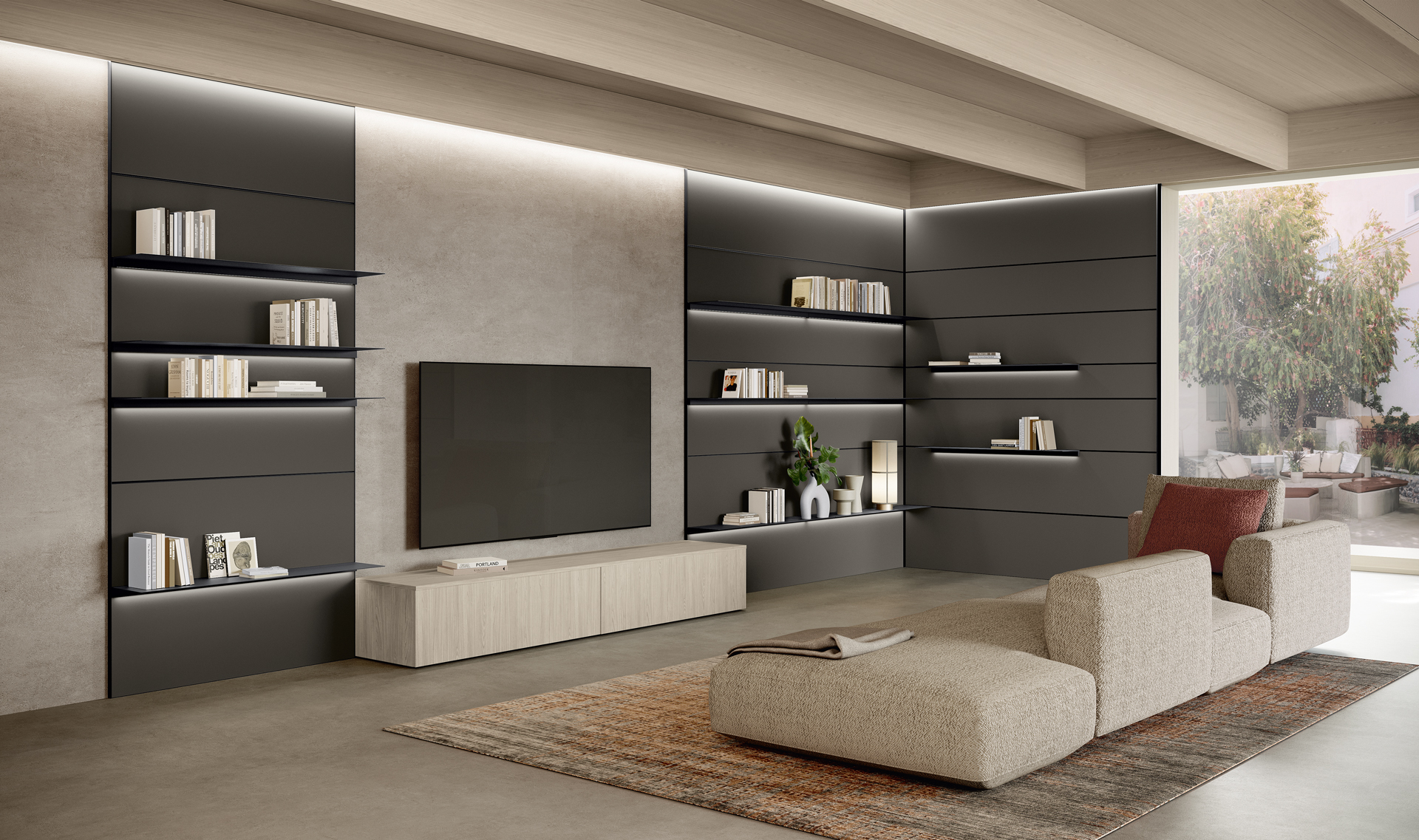 Luxury Living Room Furniture Design Surat